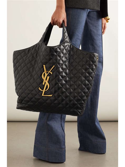 ysl tela|Y TOTE IN LEATHER .